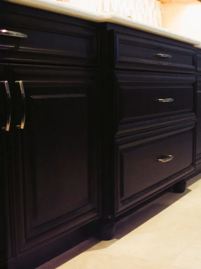 Cleaning kitchen cabinets, like the ones pictured here, is easy with the right information
