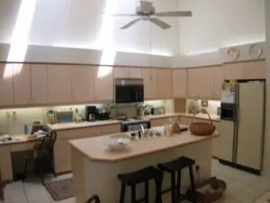 Before photo of a Sarasota kitchen in need of remodeling