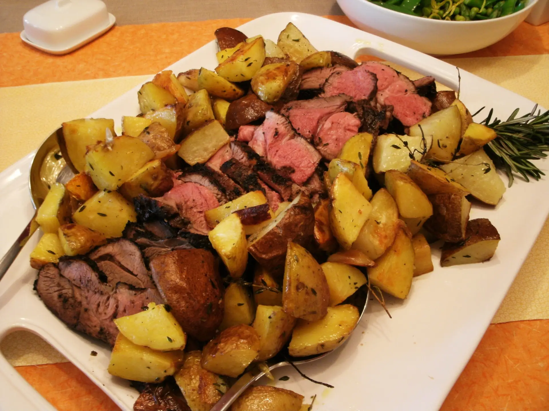 Grilled Leg of Lamb with Herb Pesto