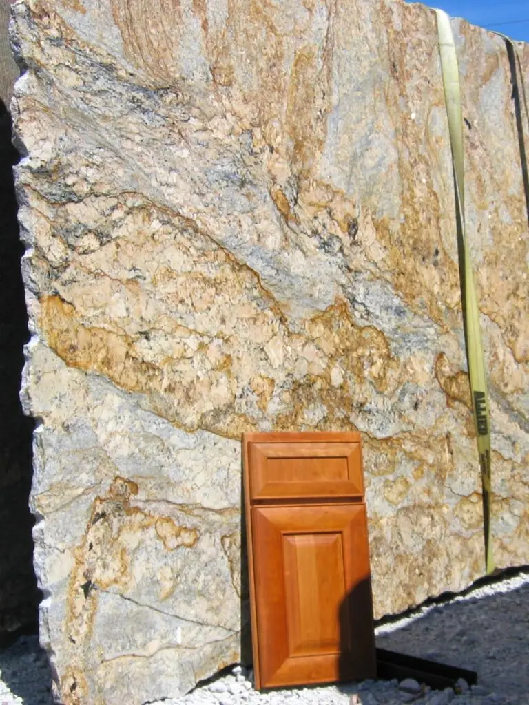 Comparing cabinet choice to a unique slab of granite during the selection process