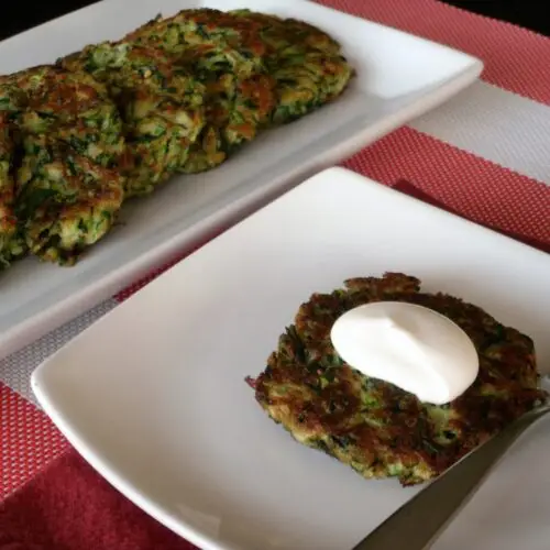 zesty zucchini fritters