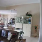 before photo from the living room point of view