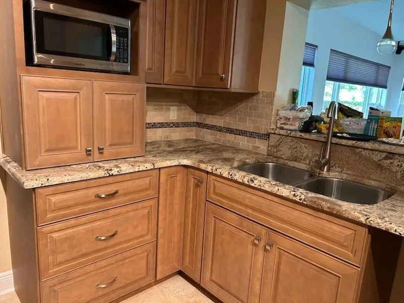 Beautifully restored kitchen after storm damage 1