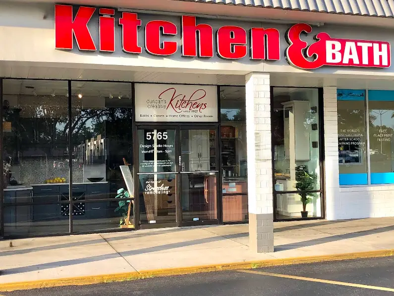 exterior of Duncan's Creative Kitchens design studio