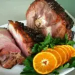 Orange Dijon Glazed Ham