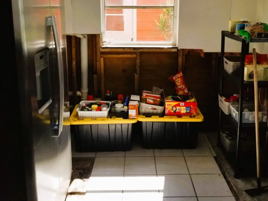 Preparing kitchen for remodel in Bradenton home