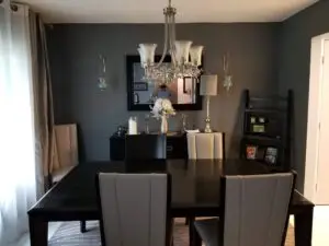 Separate dining room in this before photo