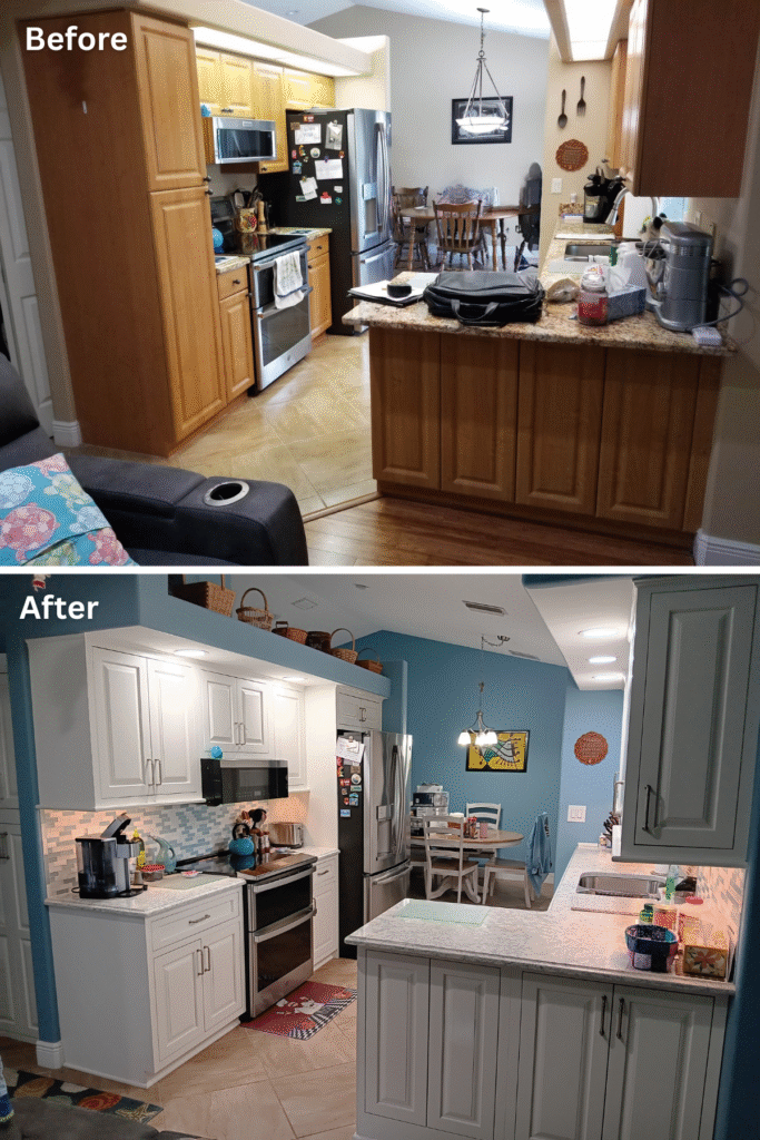 Bradenton kitchen remodel before and after