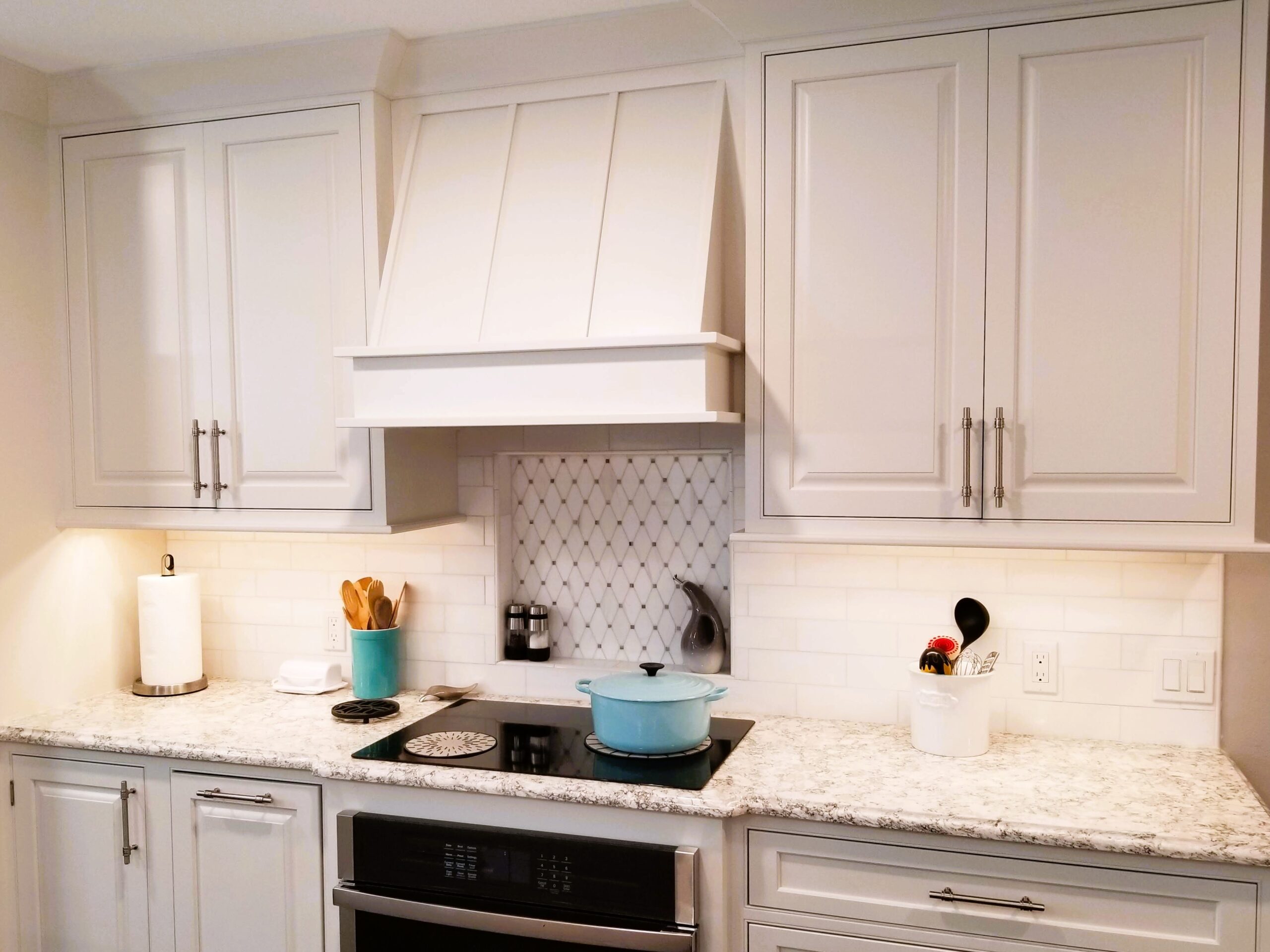 modern kitchen remodel Bradenton hidden appliances