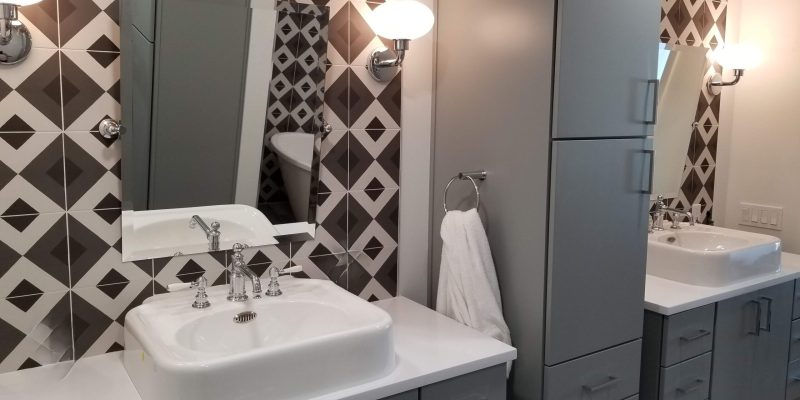 Luxurious bathroom design featuring a freestanding tub and walk-in shower in Sarasota